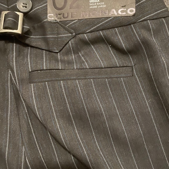Club Monaco Charcoal with blue stripe Baxter Ursula Pant - Picture 5 of 6